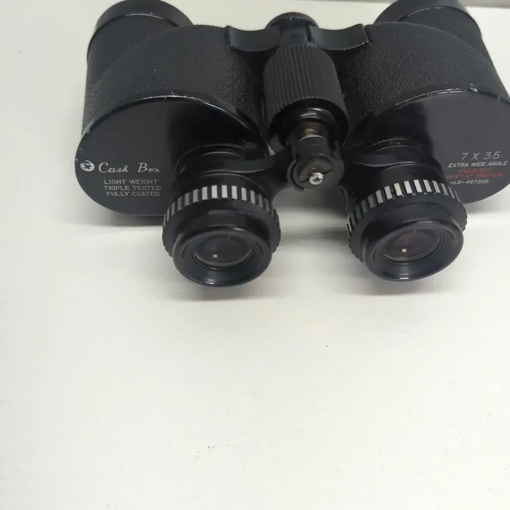 VINTAGE BINOCULARS Cashbox 7X35 Extra Wide Model 437355 - 551ft 1000yrds - Rare